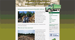 Desktop Screenshot of franksfirewoodboonville.com